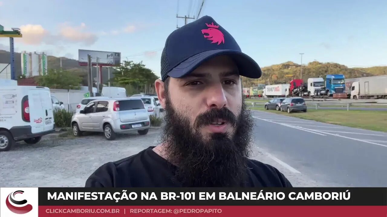 Manifestação em Balneário Camboriú