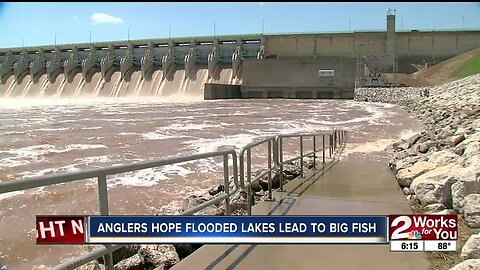 Flooded lakes bringing in big fish
