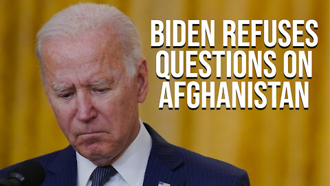 Biden Refuses Questions On Afghanistan | Daily Biden Dumpster Fire