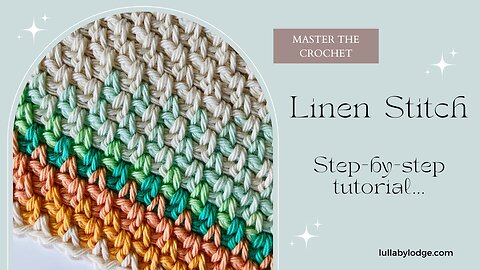 Learn How to Crochet the Linen Stitch (Moss Stitch) | Beautiful Stitch to Add to Your Arsenal