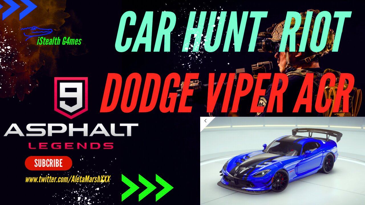 Asphalt 9 - Car Hunt Riot (Dodge Viper ACR)