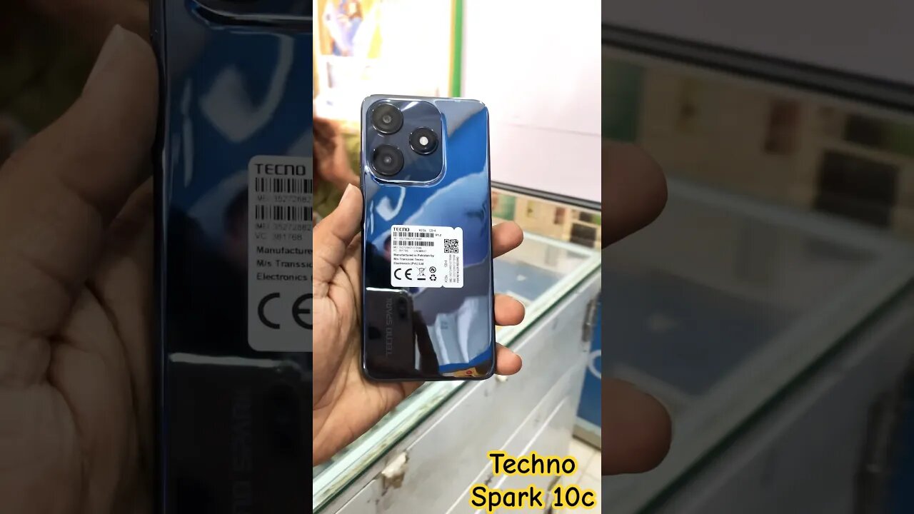 Techno Spark 10c black Color | Techno Spark 10c review video | Techno spark10c #spark10c #shorts