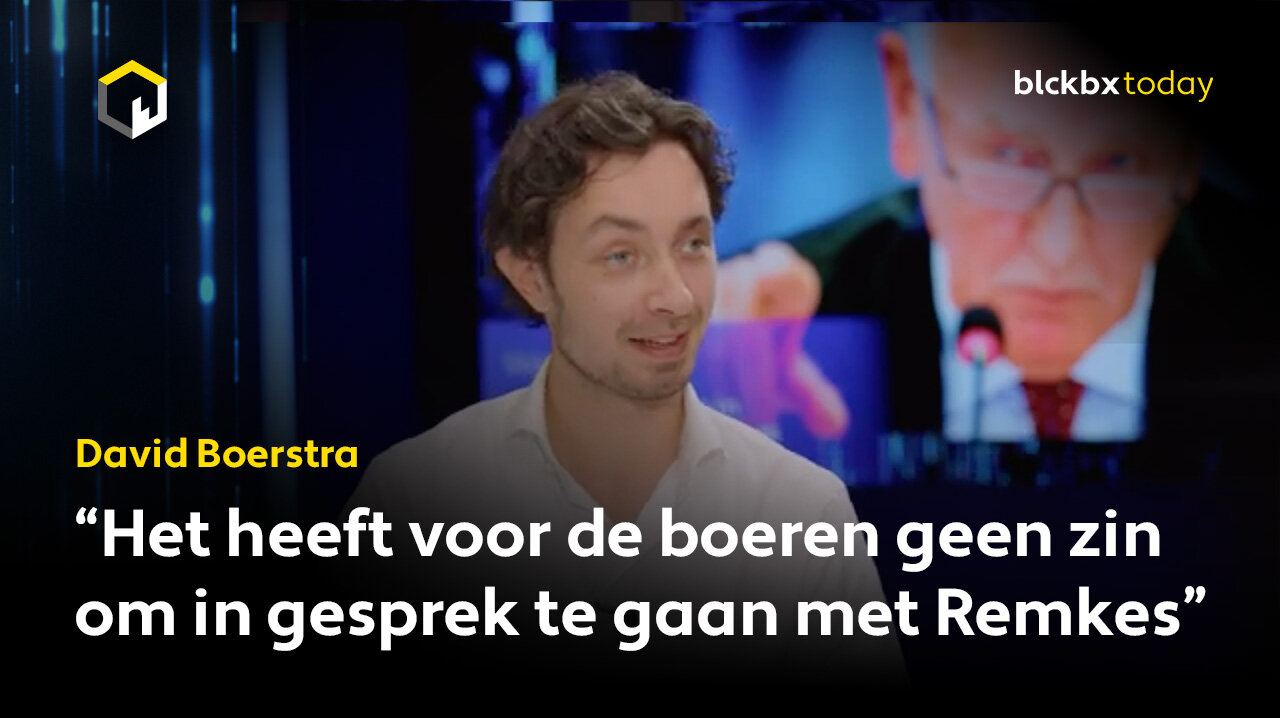 David Boersta: "Het heeft voor de boeren geen zin om in gesprek te gaan met Remkes"