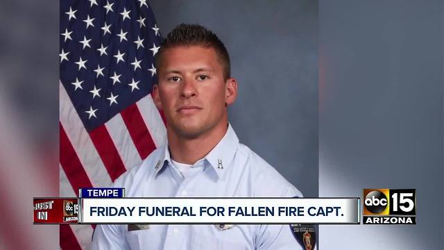 Tempe Fire captain’s funeral slated for Friday