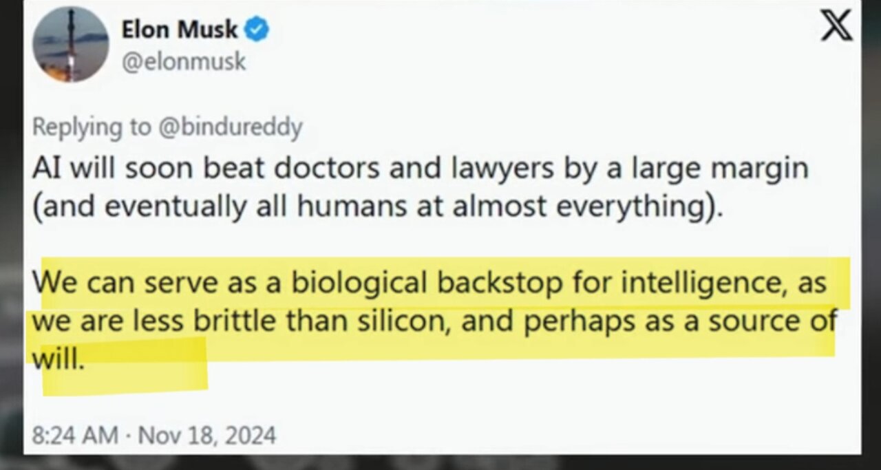 We are a "Biological Backdrop"