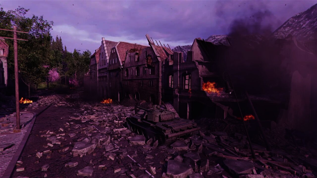 T-55A German Medium Tank in Action at World of Tanks.