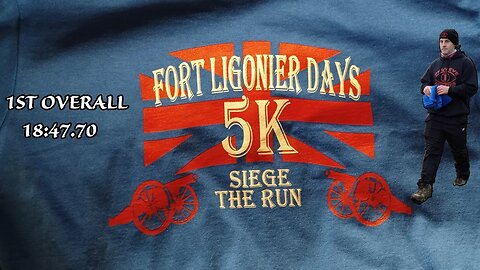 Fort Ligonier Days 5k 1st Overall 18:47.70