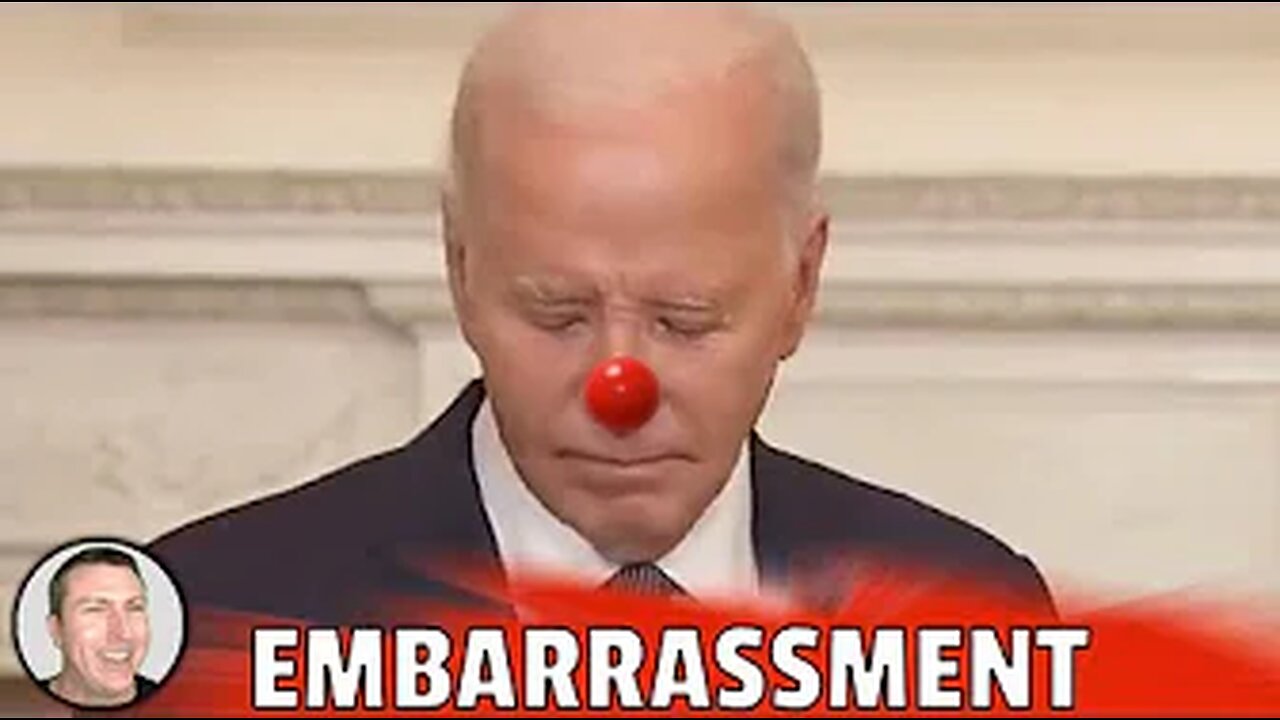 Joe Biden shows embarrassment before Donald Trump