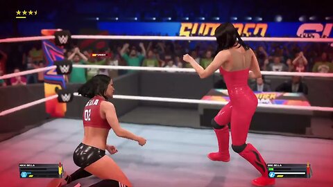 WWE 2K23: Nikki Bella Vs. Brie Bella (Legend Difficulty)