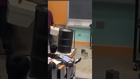 Boiling Water Plus Ice On Barrel! 😲🤯