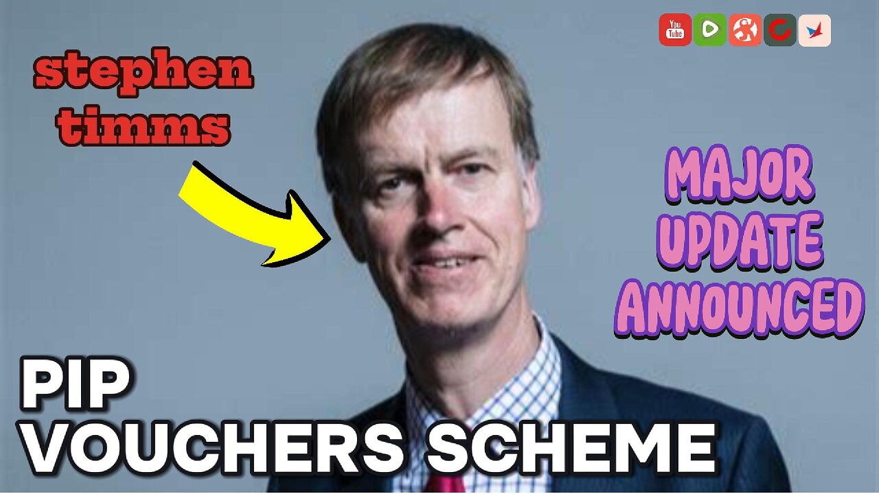 New Minister Stephen Timms issues major update on PIP voucher scheme