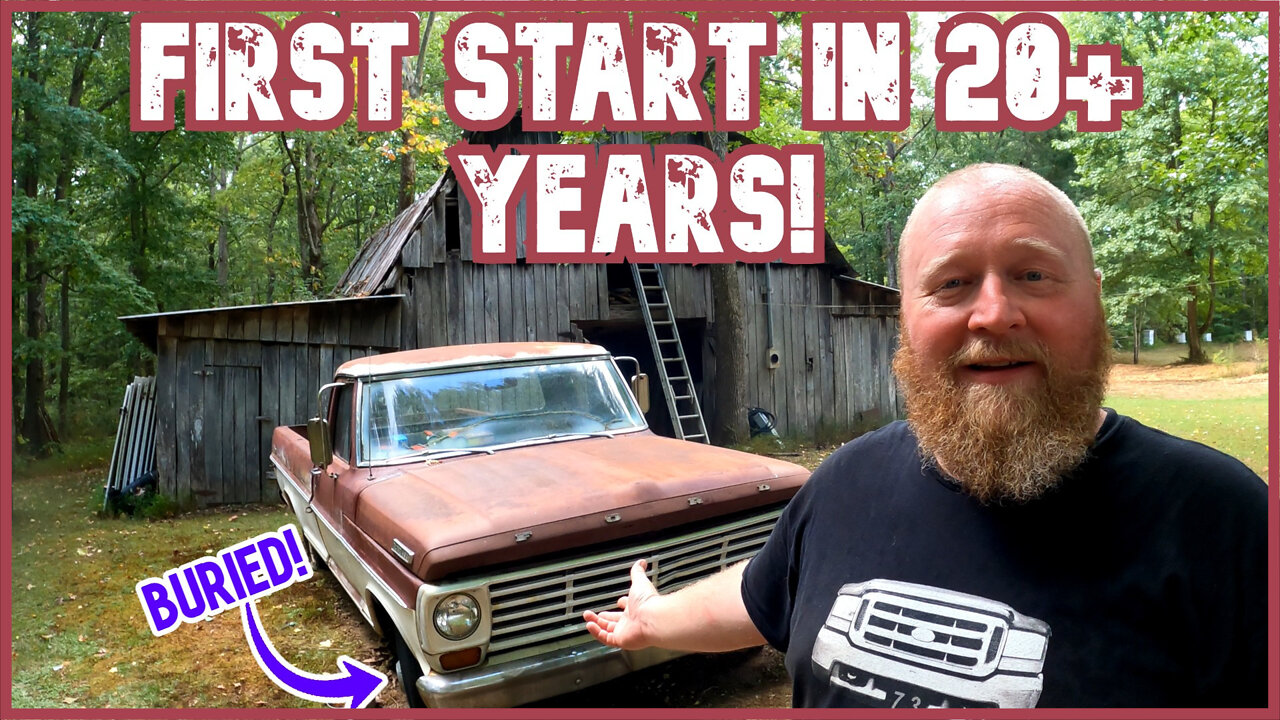 Can I revive this forgotten Ford Truck after more than 20 years? First Start Attempt.