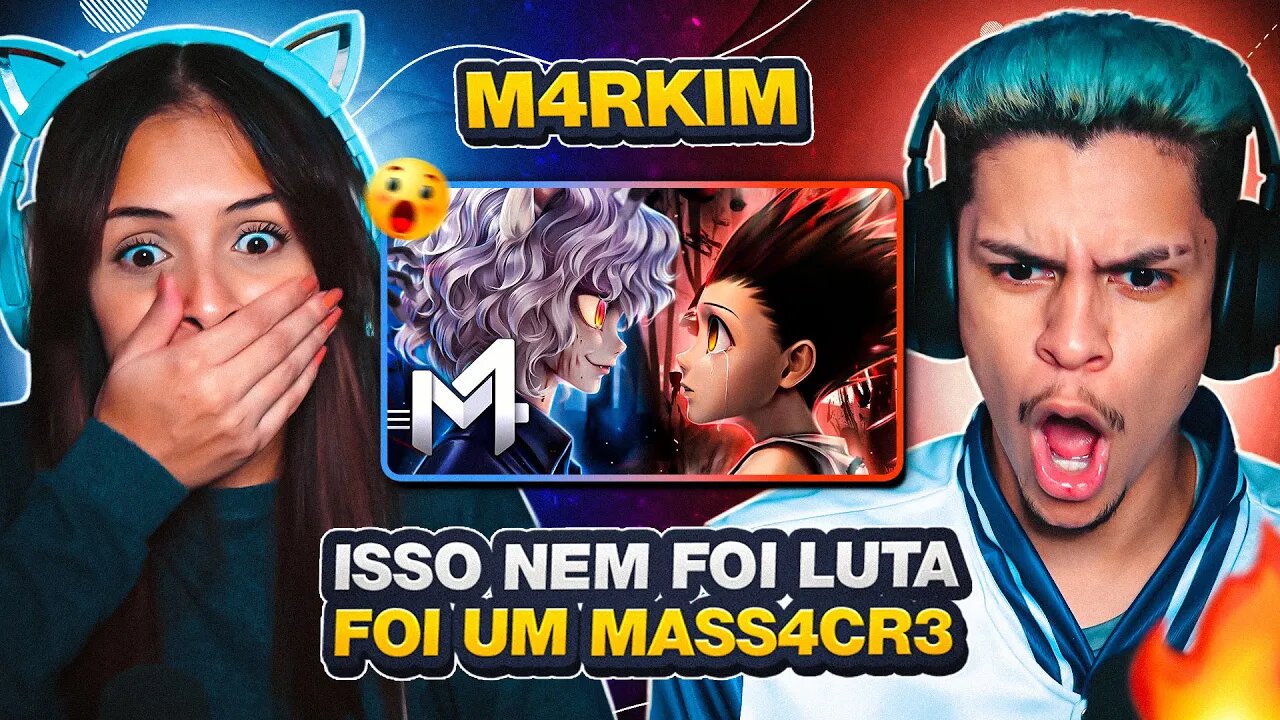 M4RKIM ft. MISTERY - Gon x Neferpitou (Hunter X Hunter) - Homem Gentil | [React em Casal] 🔥