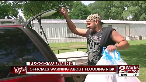 Officials warning about flooding risk
