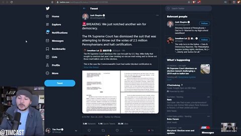 Let’s critique @Tim Pool
