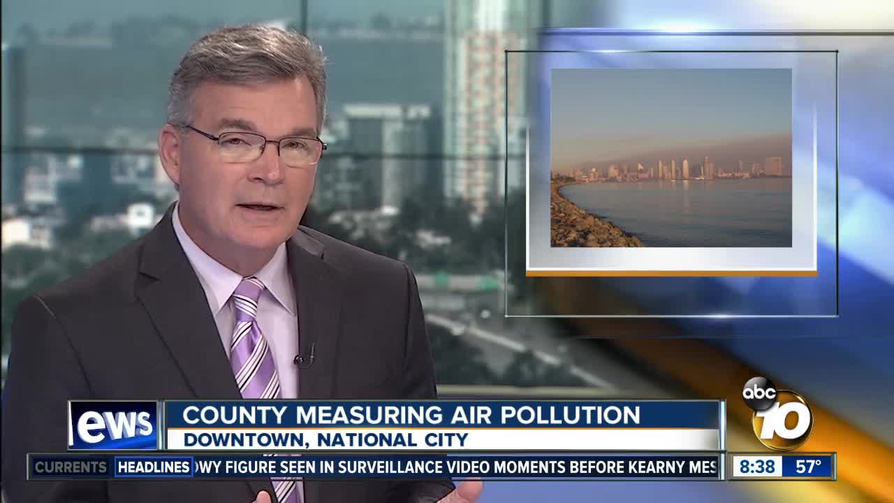 San Diego County measuring air pollution