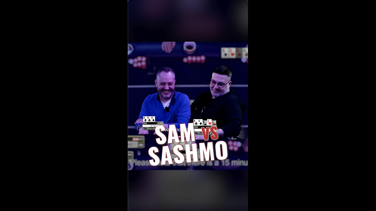 Epic Poker Showdown: Sam vs. Sashmo! 🃏🔥