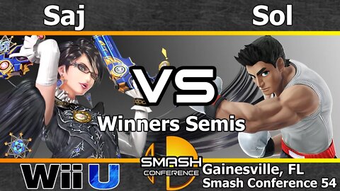 Saj (Bayonetta) vs. Noble|Sol (Little Mac) - Winners Semis - SC54