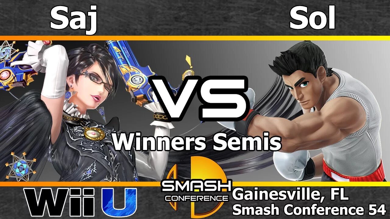Saj (Bayonetta) vs. Noble|Sol (Little Mac) - Winners Semis - SC54