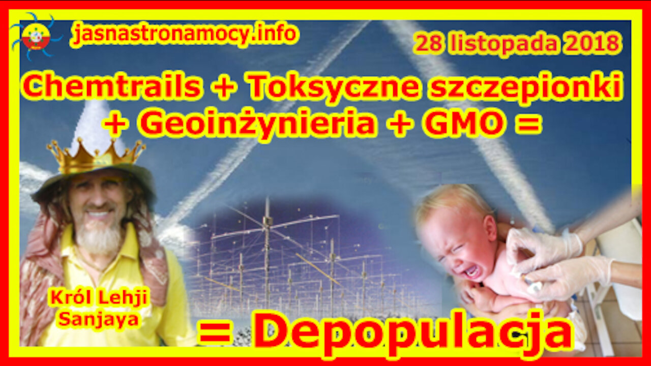 Chemtrails + Toksyczne szczepionki + Geoinżynieria + GMO = DEPOPULACJA