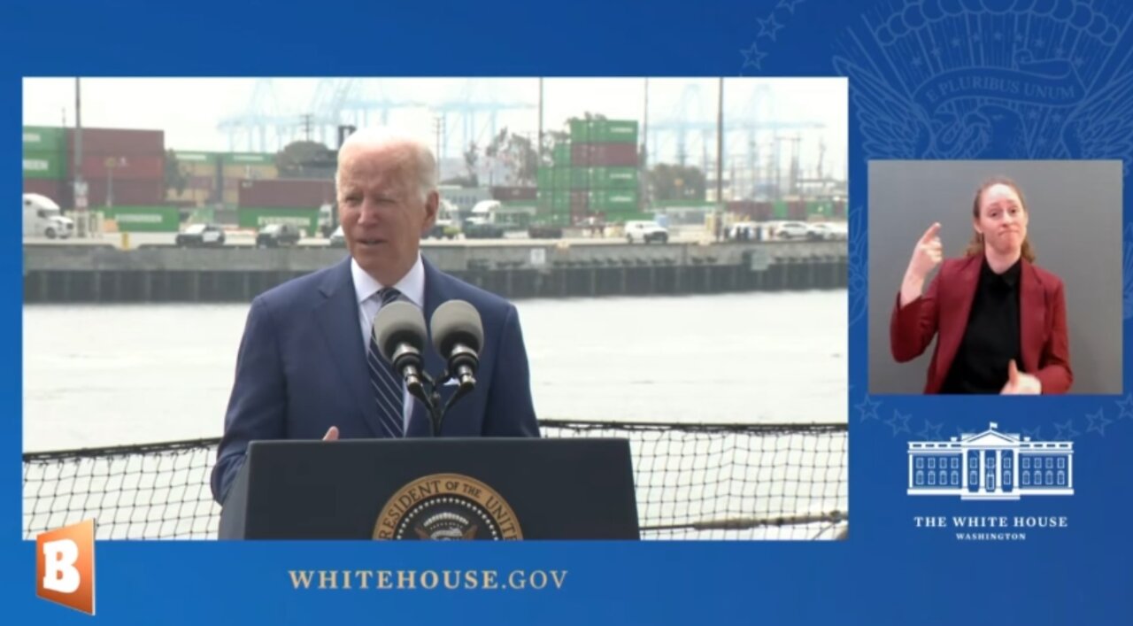 LIVE: President Biden Delivering Remarks on Inflation at the Port of Los Angeles...