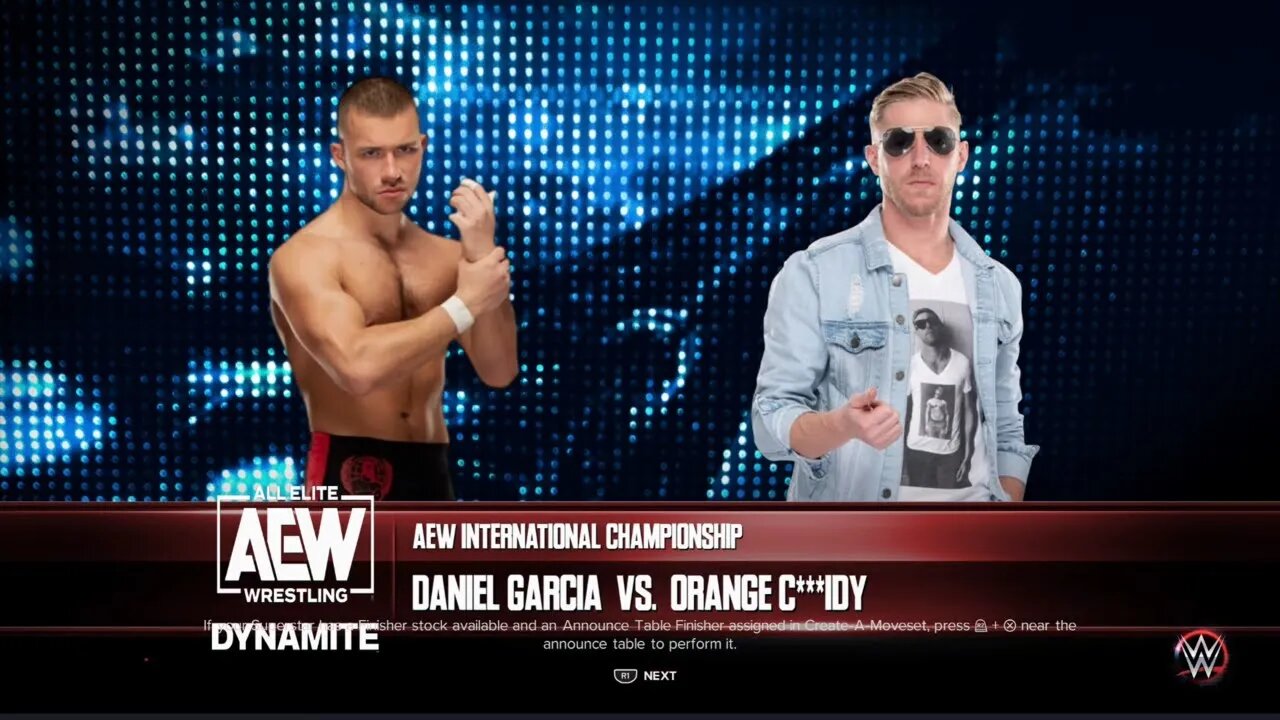 AEW Dynamite Orange Cassidy vs Daniel Garcia for the AEW International Championship