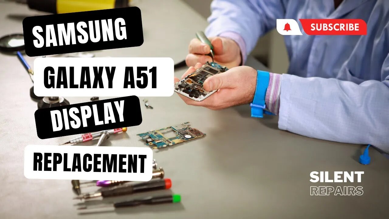 Samsung Galaxy A51 5G | Screen repair | Display replacement | Repair video