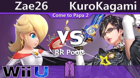 Zae26 (Rosalina) vs. KuroKagami (Bayonetta) - Wii U RR Pools - CTP2