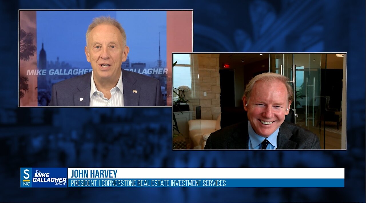 President of Cornerstone Real Estate Investment Services, John Harvey, joins Mike to discuss the latest in the real estate market