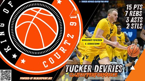 🎥 Tucker DeVries Clutch Second Half!