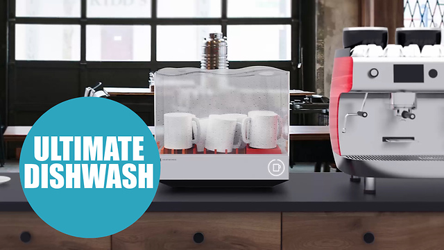 Canny tech boffins have created a counter-top dishwasher - that can even cook LOBSTERS