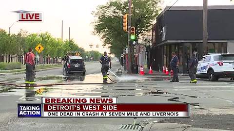 Deadly crash at Seven Mile and Livernois