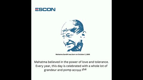 Wishing you a Very Happy Gandhi Jayanti. Elevators.