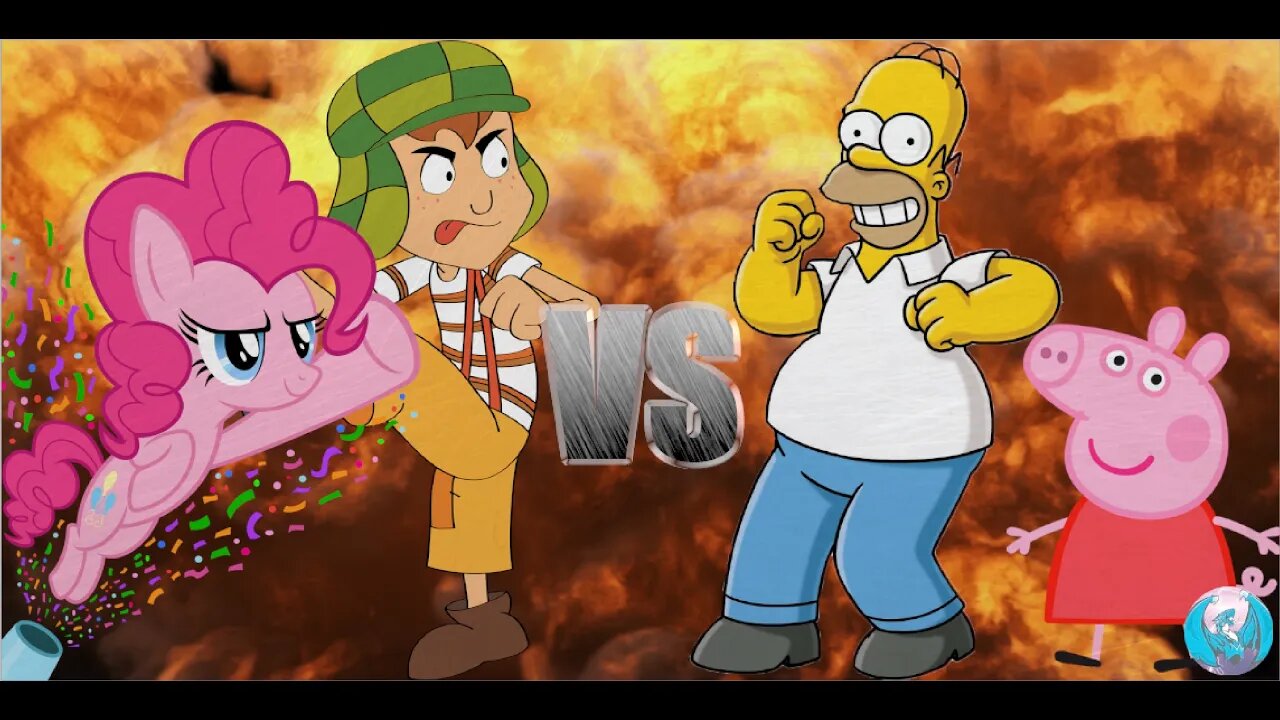 MUGEN - Request - Chavo & Pinkie Pie VS Homer & Peppa - See Description