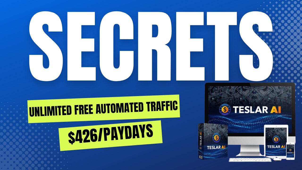 TESLER AI Review - Unlimited FREE Automated Traffic Without SELLING..Without EXPERIENCE. Without WAITING.