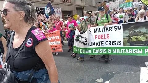 Marched the whole route for #ClimateWeekNYC #climatemarch 2023 from 56th and Broadway 9/17/23