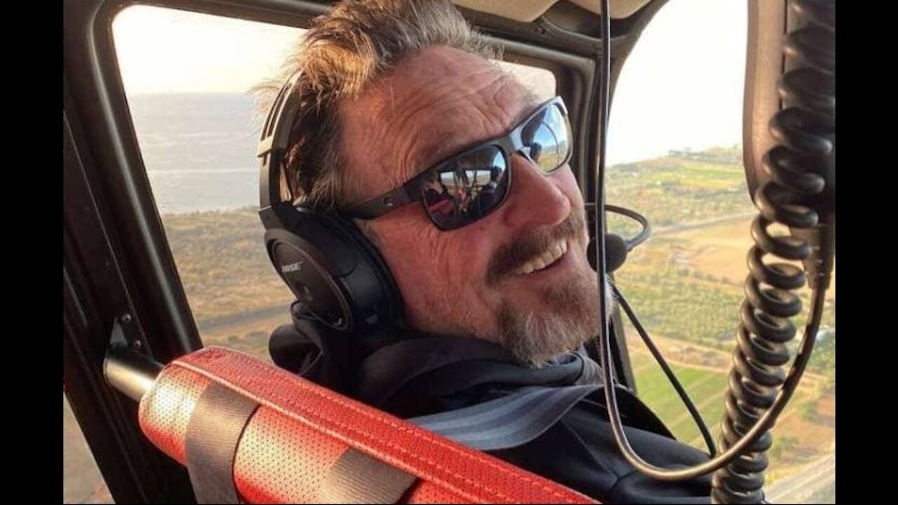 McAfee has landed.