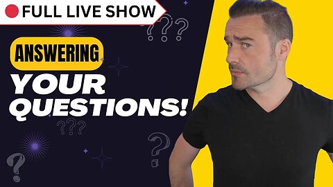 🔴 Live Stream: Q&A with Joseph (Ask me anything)