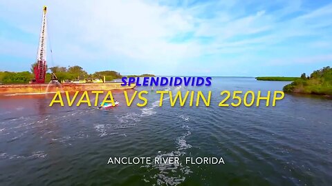 DJI Avata vs Twin 250HP Boat