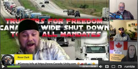 CONVOY--TRUCKERS-CARS-PICKUPS-SCHOOL-BUSES-EVERYTHING TO SHUT DOWN OTTAWA Canada