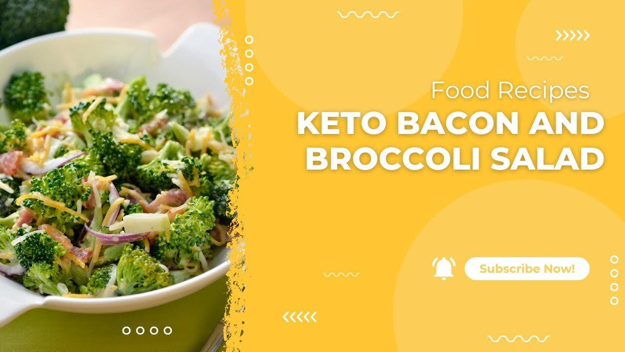 Keto Bacon and Broccoli Salad