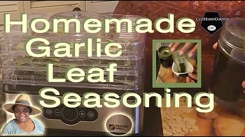 #homemade #garlic #spices #hamiltonbeach #grinder #dehydrating - #catshobbycorner