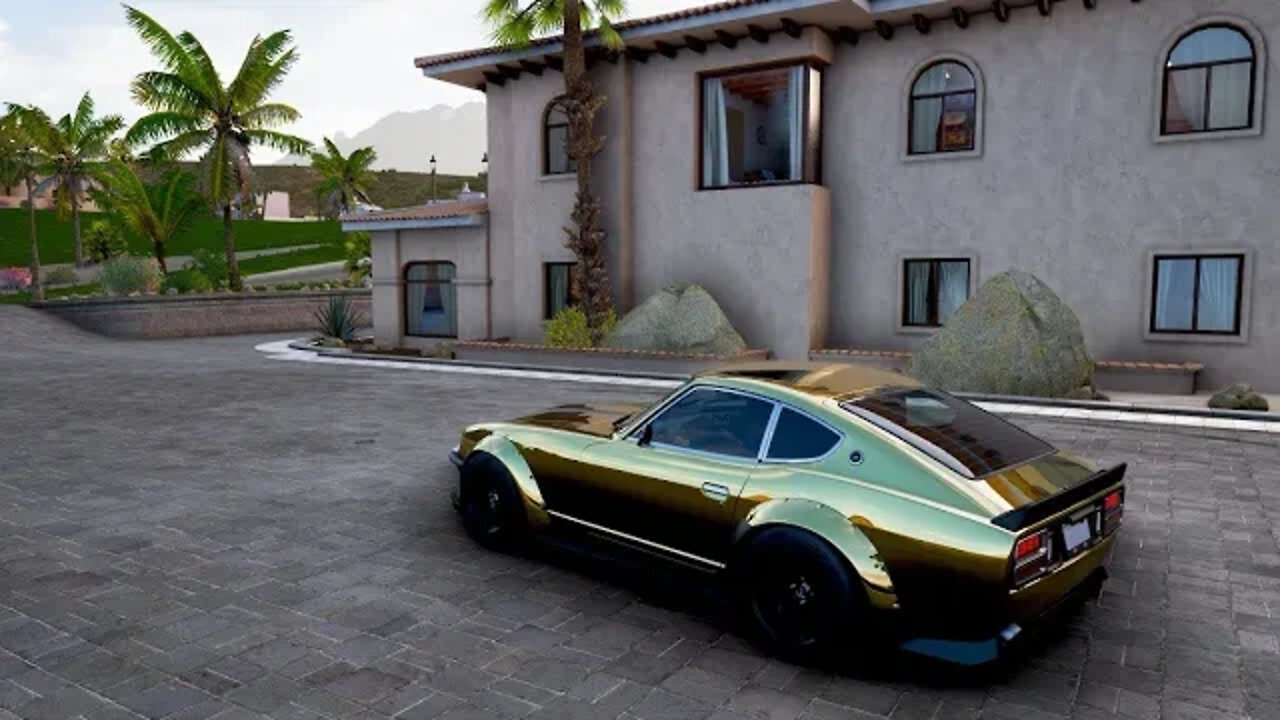 1975 Forsberg Racing Nissan Gold Leader Datsun 280Z Gameplay - Forza Horizon 5