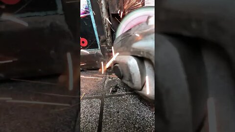 Home garage door repair #homegarage #viral #welding #repair