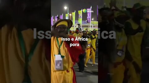 festa de Senegal no Catar #fifaworldcup2022 #fifaworldcupqatar2022 #mundial #tntsports