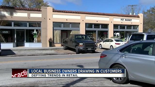 Despite shopping trends, Tampa stores find niche