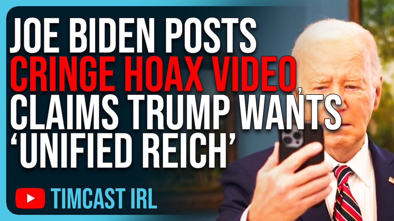 Joe Biden Posts CRINGE Hoax Video, Claims Trump Wants “Unified Reich”