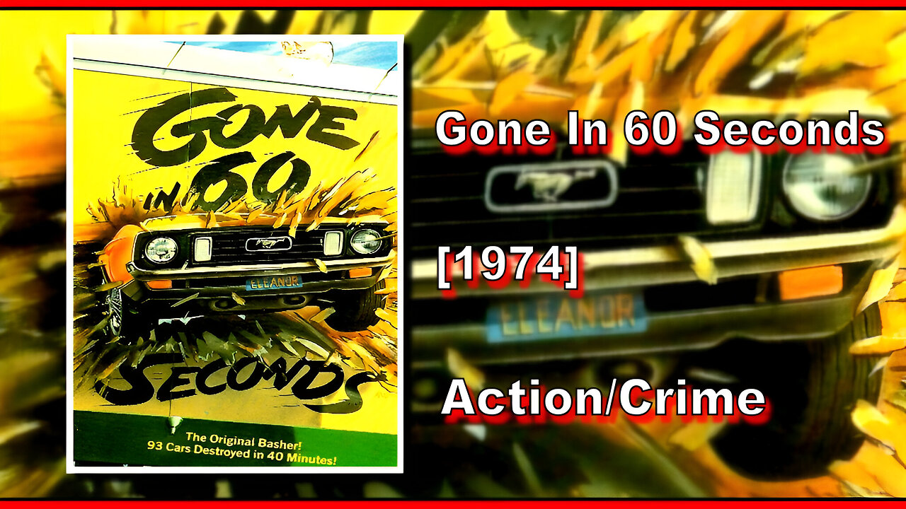 Gone In 60 Seconds (1974) | ACTION/CRIME | FULL MOVIE