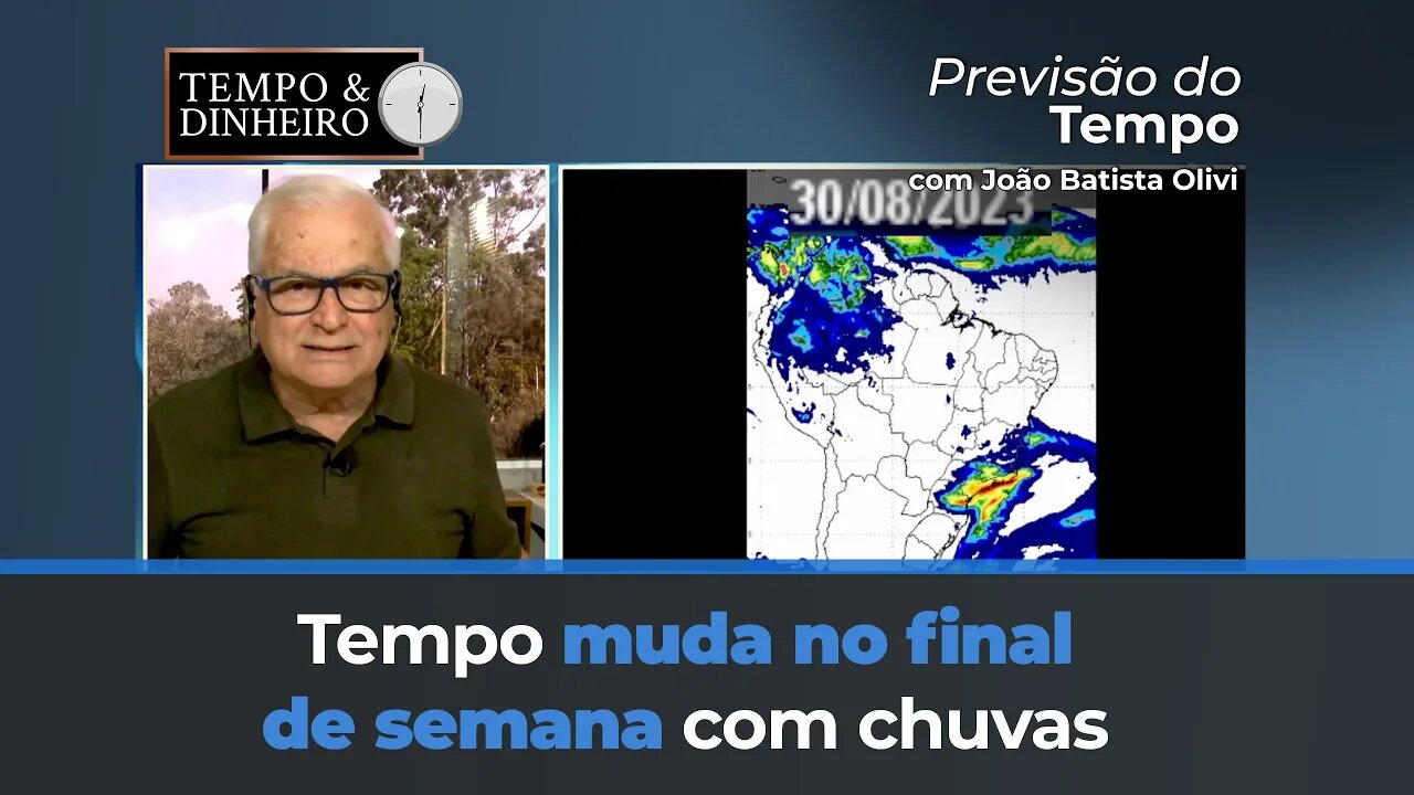 Tempo muda no final de semana com chuvas irregulares