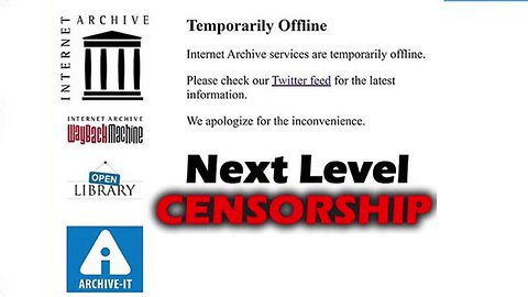 The Internet Archive has been hacked - a cover for their Deleting History Narrative